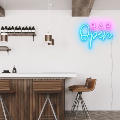 Modern Bar Open LED Light