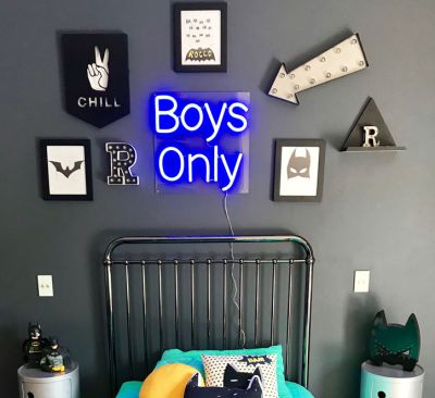 Boys Only Neon Sign
