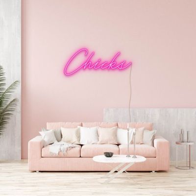 Neon Chicks Sign