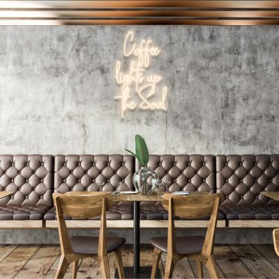 Coffee Lights Up the Soul