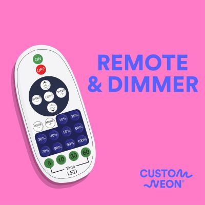LED Neon Sign Dimmer & Remote