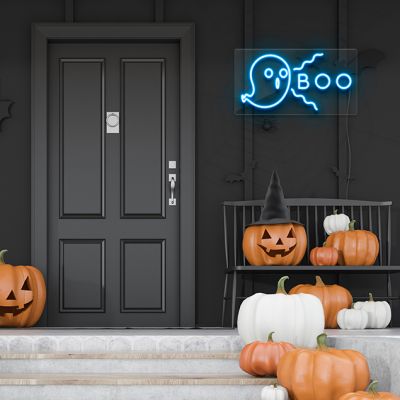 Cute Ghost Halloween Neon Light