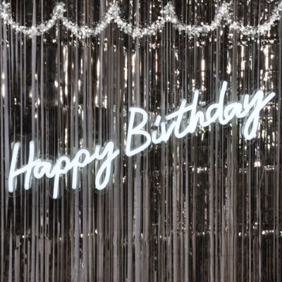 Happy Birthday in Neon Lights