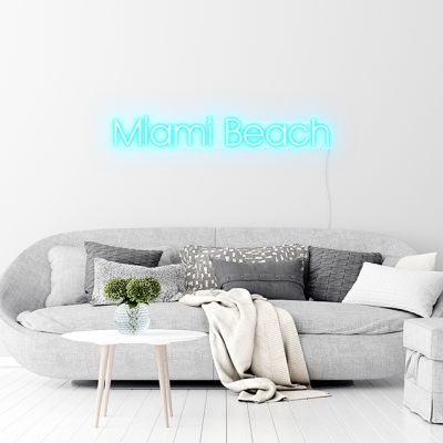 Miami Beach Light Sign