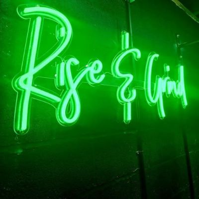 Rise & Grind Neon Light