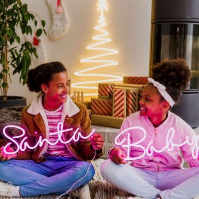 Santa Baby Neon Light Sign
