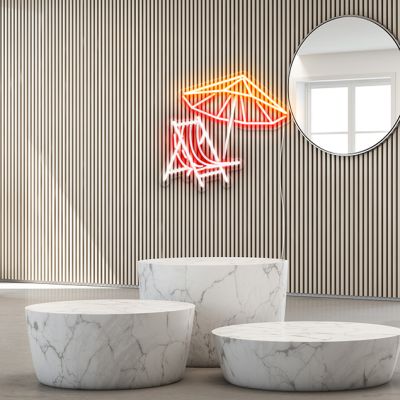 At the Beach Neon Sign