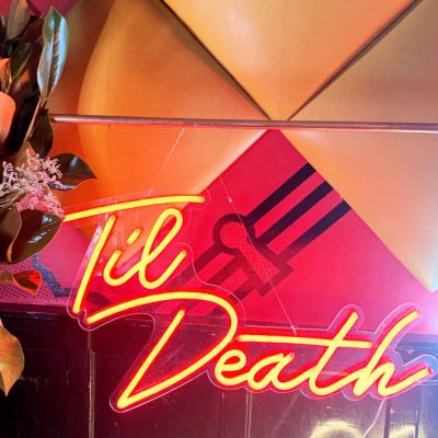 Til Death Neon Sign