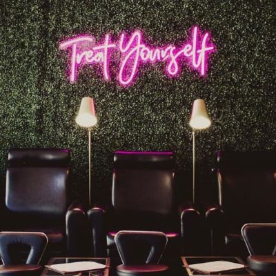 Treat Yourself LED Neon Sign