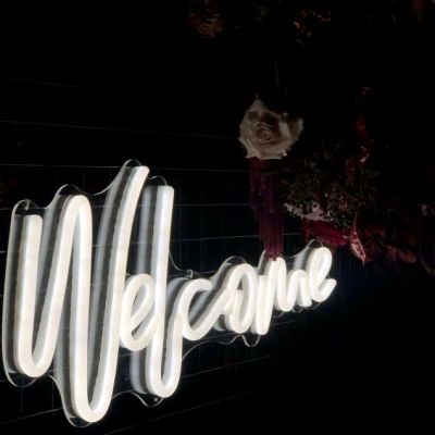 Welcome Neon Sign