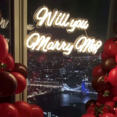 Will You Marry Me LED Neon Sign