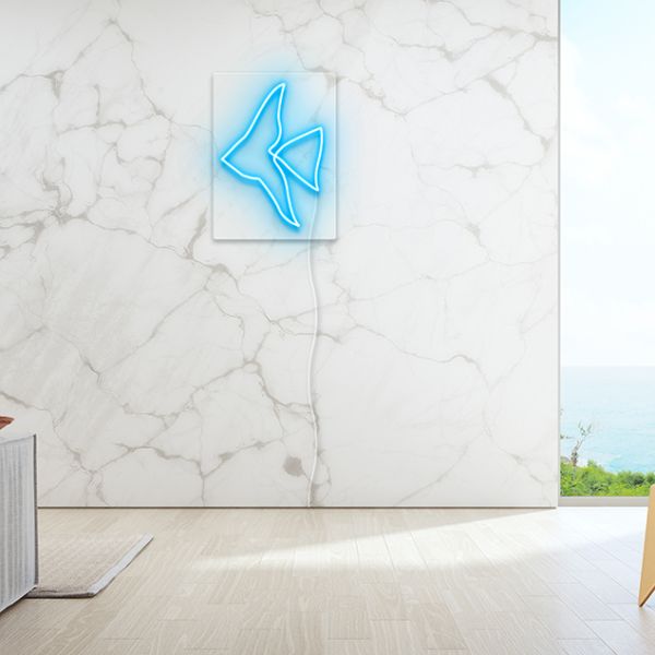 Angelfish Neon Sign: pre-designed LED neon art from Custom Neon®