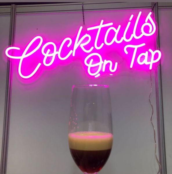LED Neon Cocktail Sign * Cocktails on Tap * | Custom Neon Bar Signs - photo from CustomNeon.co.uk