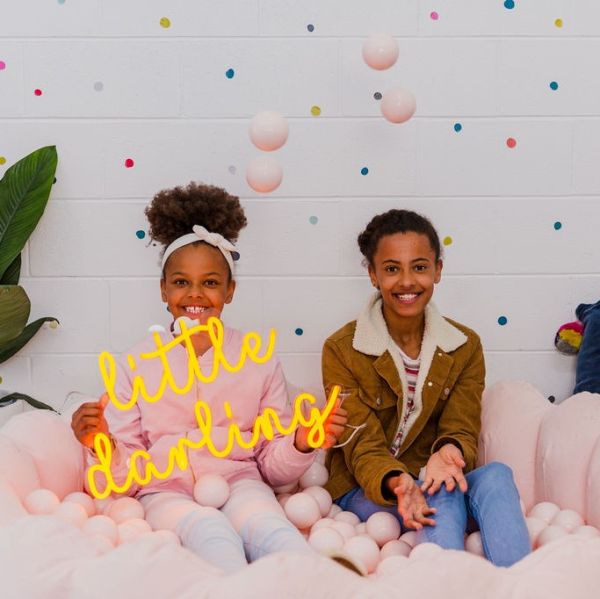 Little Darling Sign orange LED neon light by CUSTOM NEON® 