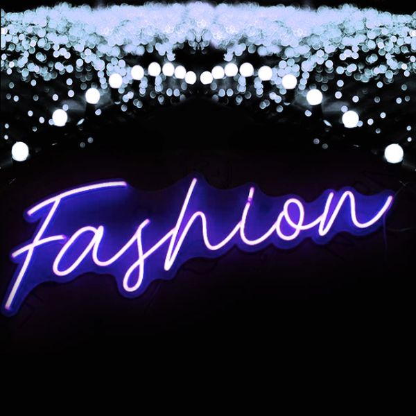 Fashion neon flex sign in purple - from Custom Neon