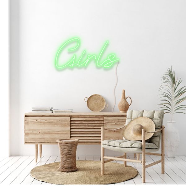 LED Girl Light Sign by CUSTOM NEON®