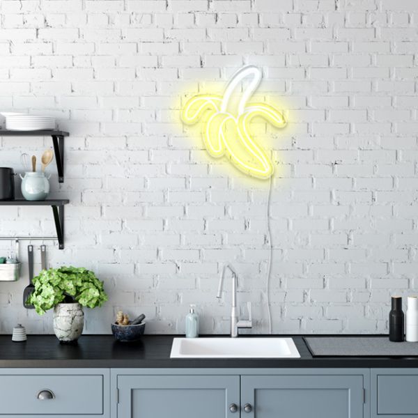Go Bananas LED Neon Sign: pre-designed LED neon art from Custom Neon®