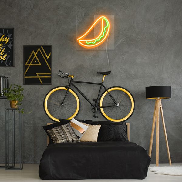 Taco LED Neon Light pre-designed light-up wall art from Custom Neon®