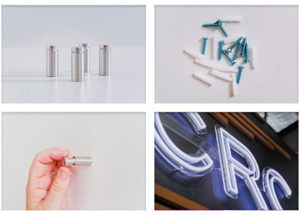 Custom Neon Wall Mounting Kit