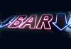 Bar Sign with Arrows in blue and pink - photo from CustomNeon.co.uk