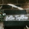 Custom Neon's gorgeous neon wedding sign 