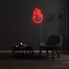 Flaming Fire LED Neon Art: pre-designed LED neon art from Custom Neon®