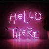 Hello There / Hell Here two in one LED light sign from Custom Neon