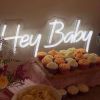 Hey Baby Neon Sign for Baby Showers, Sip n See & Welcome Baby Parties - photo from CustomNeon.co.uk