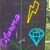Yellow LED neon lightning bolt from Custom Neon®