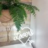 LED neon heart with an arrow and the words Lovers written - from Custom Neon®