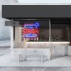 NOW OPEN 24/7 LED Neon Multi-Colour Open Sign in Square Frame - from CustomNeon.co.uk