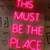 This Must Be the Place LED neon sign in pink - from Custom Neon UK