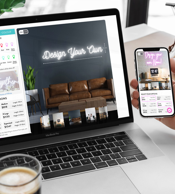 Design your own custom neon sign @customneon