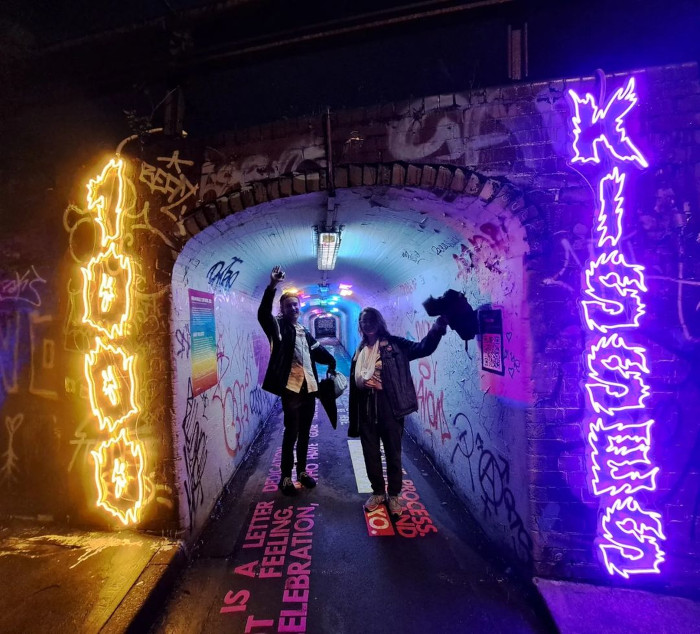 Custom Neon® 1000kisses Sydney world pride width=