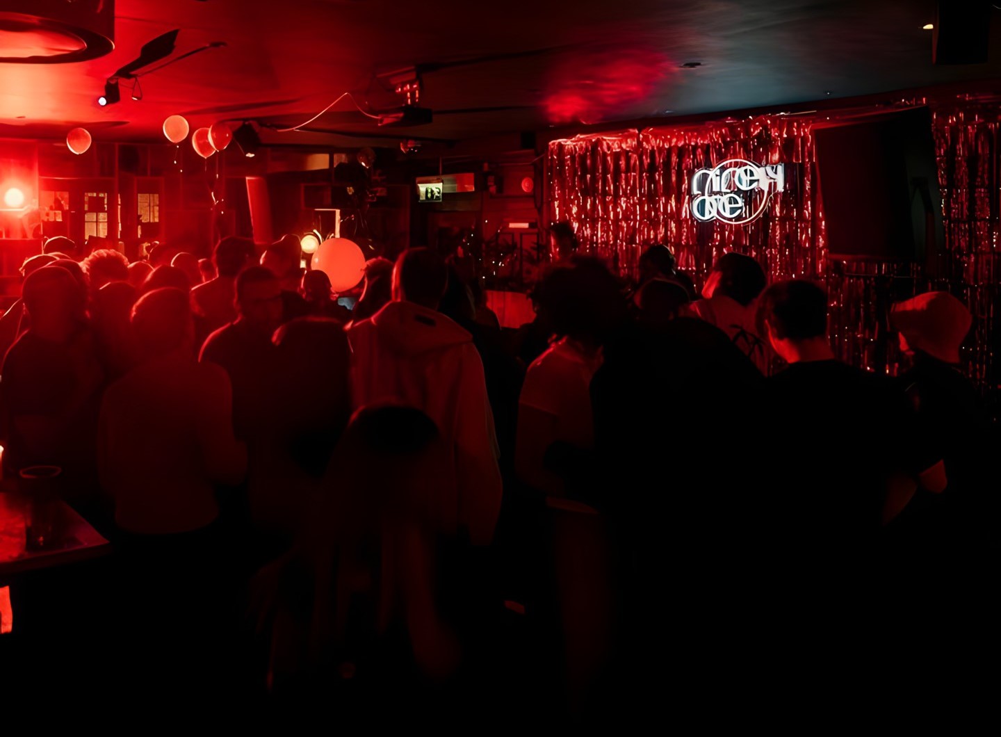 Custom Neon® logo stage sign @91livingroom @trumanbrewery