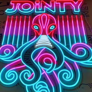 Multicolour Custom Neon® logo @jointy