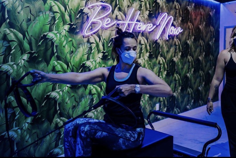 Be Here Now Custom Neon® sign @sensory.fitness