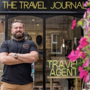 Custom Neon® yellow travel agent sign @benthetraveljournal
