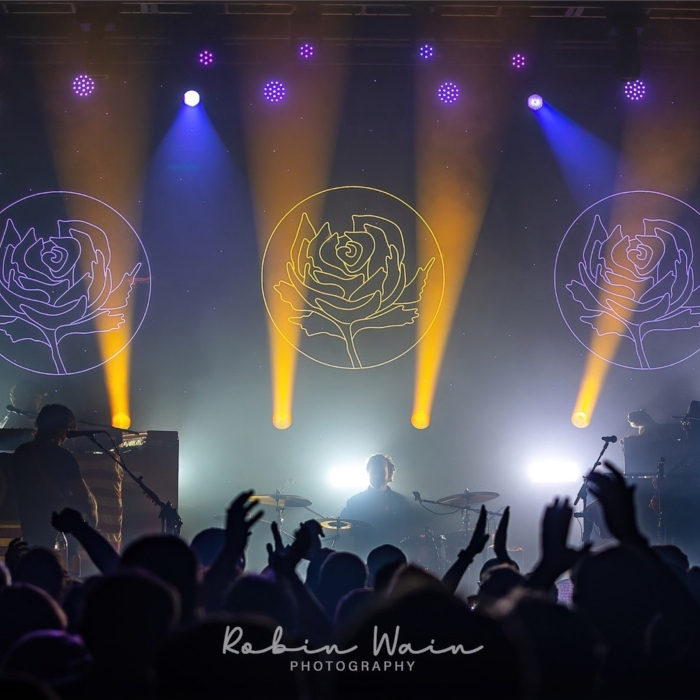 Custom Neon® color changing stage signs @ryanadams