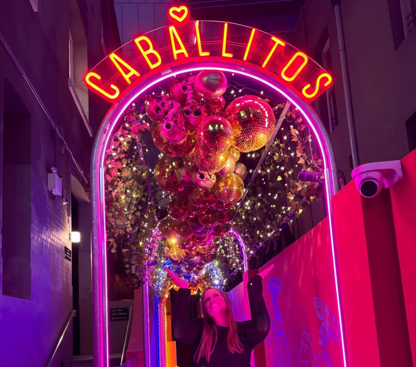 Custom Neon® waterproof sign at the entrance to @caballitosperth