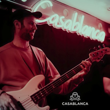 Custom Neon® nightclub name sign @casablanca__club