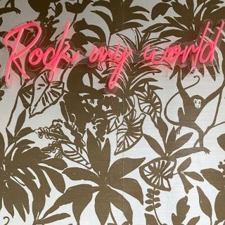 Custom Neon® red interior design sign @charlottelilford