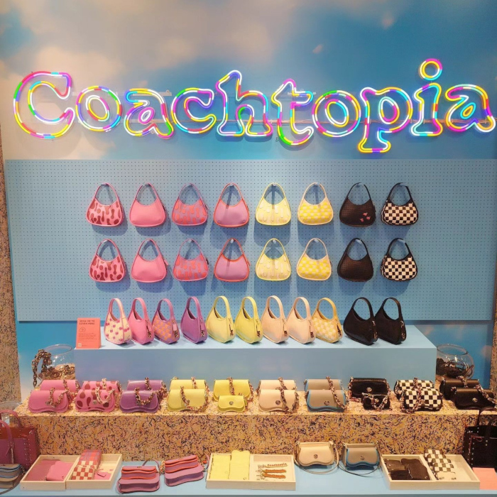 Custom Neon® upcycled Coachtopia sign in Coach Play @Cat Street @coach_japan photo by @toko_neesan