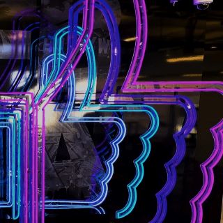 Facebook like icon @facebook LA made by Custom Neon®