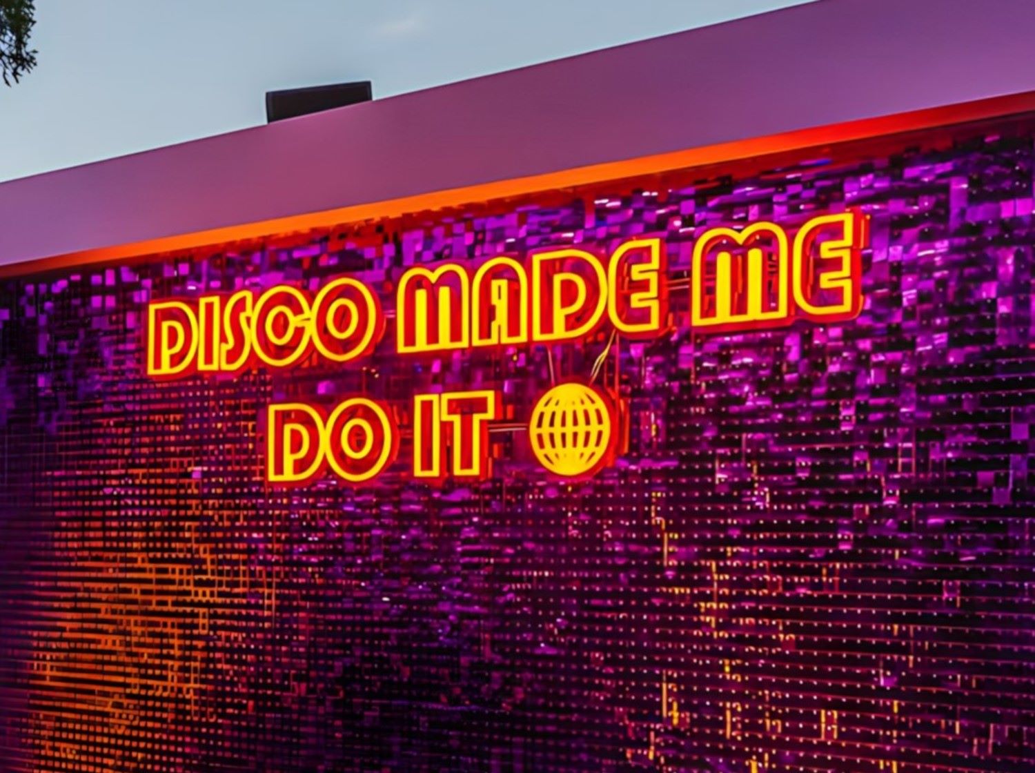 Orange Custom Neon® outdoor event photo booth sign @ultimo_catering @eventconceptmanagement_catering