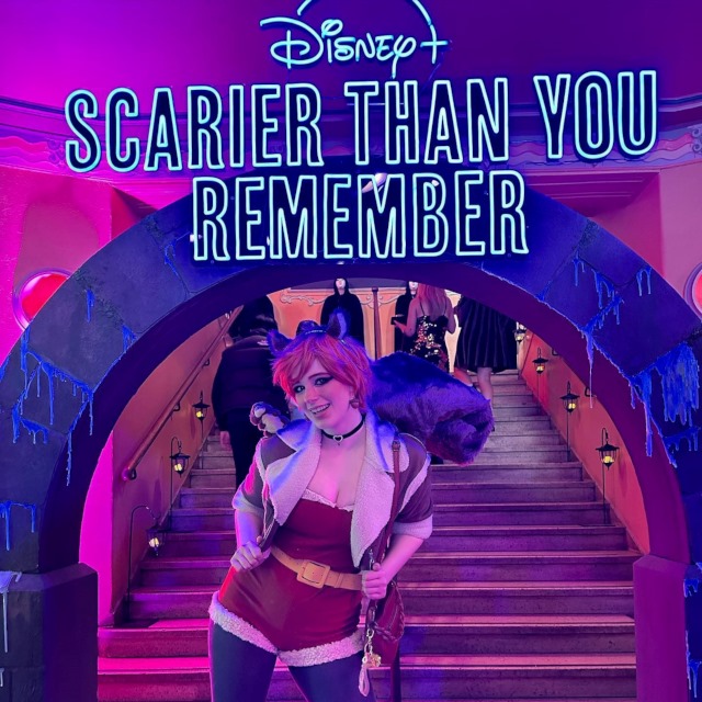 Custom Neon® event sign for Disney+ @teatherxrie