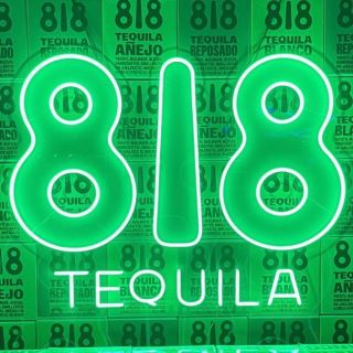 Green Custom Neon® brand sign @drink818