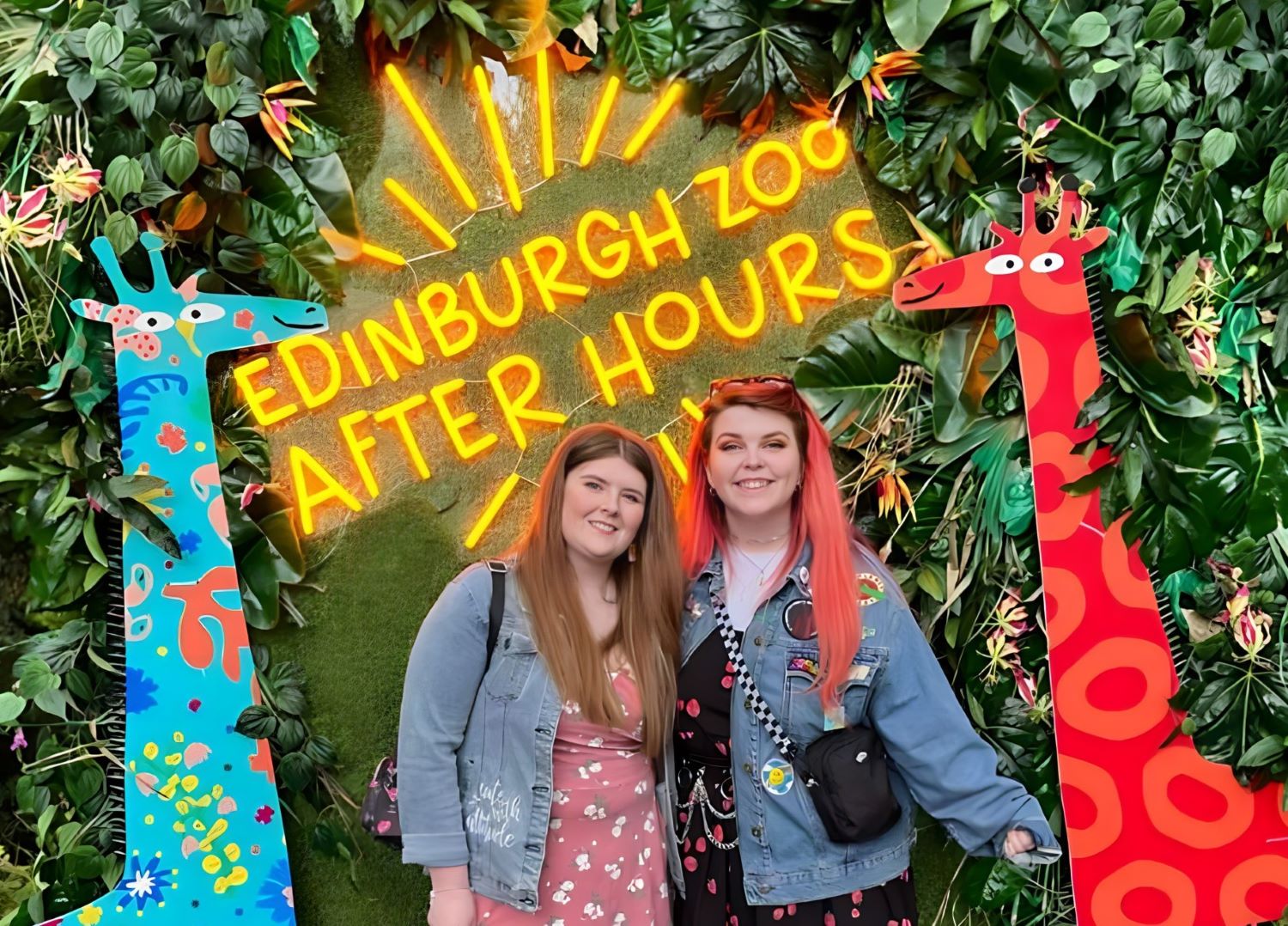 Edinburgh Zoo After Hours Custom Neon® selie sign at Edinburgh Zoo @entertheblackbox photo@jaymee_at_six