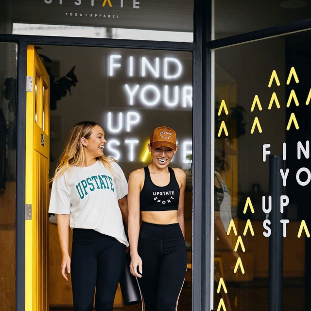 Find Your Upstate Custom Neon® yellow slogan sign  @upstate_studios