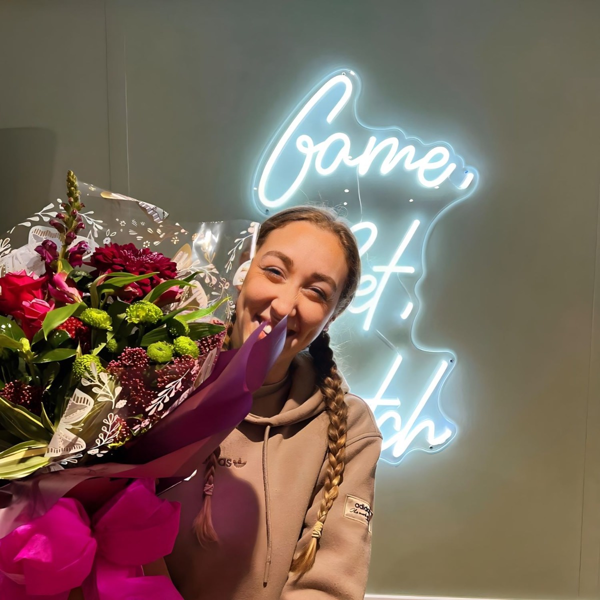 Custom Neon® Game Set Match sign @warsashtennis @ejf.renovations